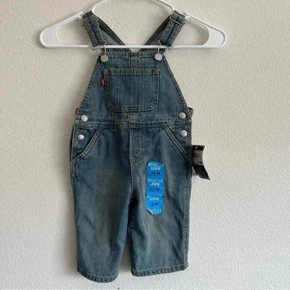 Levi’s baby  denim  overalls  12months new - Picture 2 of 10